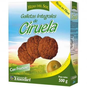 Galletas Integrales Ciruela 500g Hijas del Sol