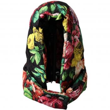 Multicolor Floral Print Head Wrap Hat