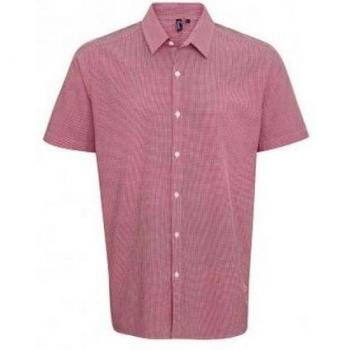 Premier Gingham Kurzarmshirt für Männer S