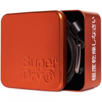 Superdry Herren Gürtel Badgeman Belt In A Box, Rot (Red 06b), 105 (Herstellergröße: Large)