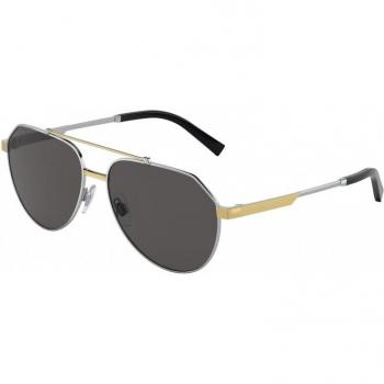 Dolce & Gabbana DG2288 131387 Occhiali da Sole Argentati per Uomo