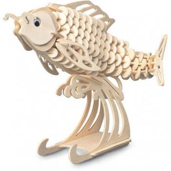 Maquette en bois – Poisson Carpe 3 mm Naturel