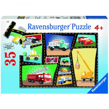 Komplettset „Tires & Engines“ – 35 Stück Puzzle