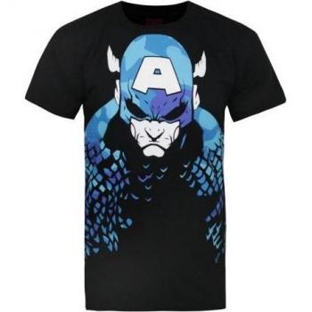 Camiseta Addict Hombre Soldado Camuflaje S negro