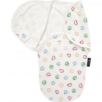 Alvi Multifunktionale Einschlagdecke bunt – 1,50 m × 1,50 m