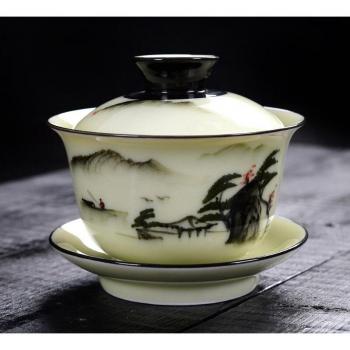 150ml Chinese Landscape Painting Tea Ceremony Set