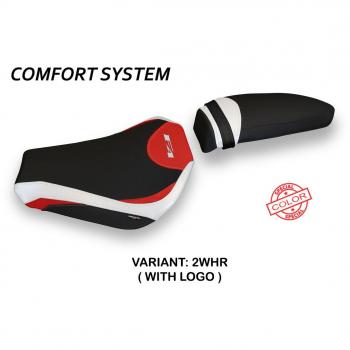 Sella Comfort System Bianco/Rosso per MV Agusta F4 (10-20)