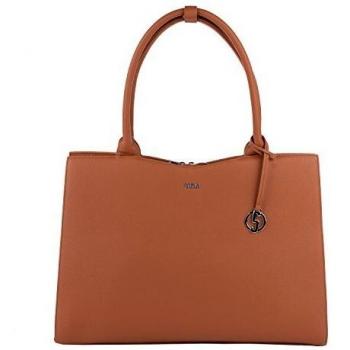Socha Damen Businesstasche Elegant Straight Line Cognac XL