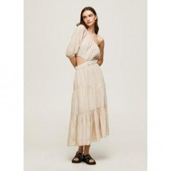 Vestido de Lino con Una Manga Pepe Jeans