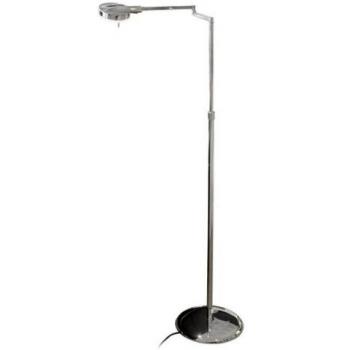 Milán Leuchte für Büro: 3‑LED‑Chrom, 230° schwenkbar