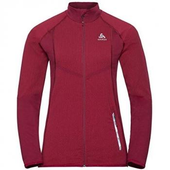 Odlo ML Velocity Light Veste de Ski Femme Rumba Red/Hibiscus Taille M
