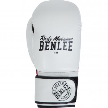 Guantes de boxeo Benlee Carlos blanco negro rojo 12 oz
