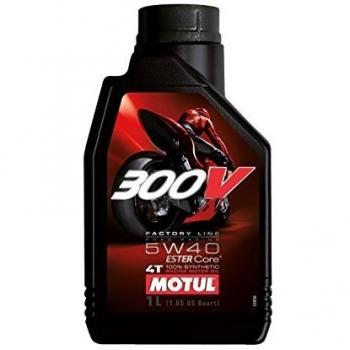 MOTUL 300V Moto 4t 5w40 Línea de Fábrica Carreras en Ruta 1L