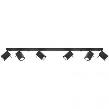 Lighting Merida 6L Plafond Lamp de soffitto minimalista per interni de paralume mobile de supporto Lampadina GU10 6 x 40 w 6 x 12 w led Acciaio con