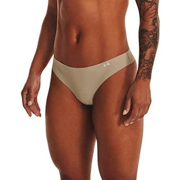 3 Unidades de Tanga Feminina Under Armour Bege S