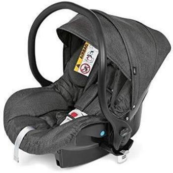Ovo Twin Seggiolino Auto Brevi 545 T‑650 in Grigio Melange Scuro