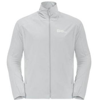 Jack Wolfskin Prelight L Chaqueta Gris Claro y Fina