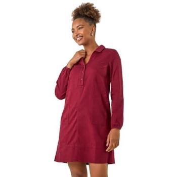 Robe Chemise Roman Rouge EU 48