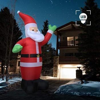 VidaXL Christmas Inflatable Santa Claus LED IP20 236.2 XXL