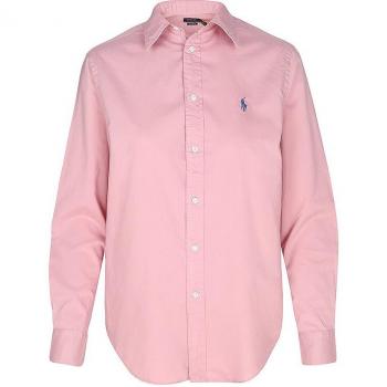 Polo Ralph Lauren Hemdbluse mit Logo-Stitching, Größe XS