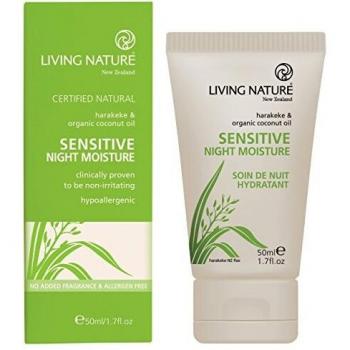 Living Nature Nachtcreme für empfindliche Haut 50 ml