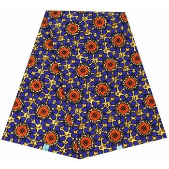 Afrikanisches Wachsdesign – geometrische Muster, reines Polyester