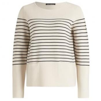 Betty Barclay Damen Strickpullover mit seitlichen Taschen, Größe 40, beige