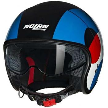 Nolan N21 Bicromo Jethelm Schwarz-Blau-Rot XS