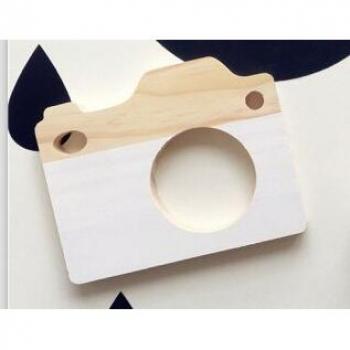 Safe Wooden Toy Camera for Children