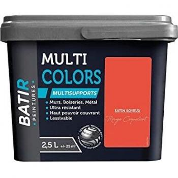 Peinture Soyeuse 2.5 L Rouge Coquelicot