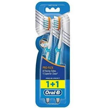Brosse à Dents Souples Pro‑Expert Pro‑Flex Oral‑B, 2 unités