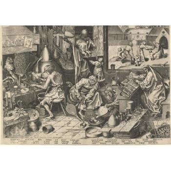 Grafika 1 000 pièces : Les Alchimistes de Bruegel