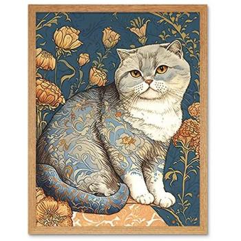 Blooming Cat Elegance