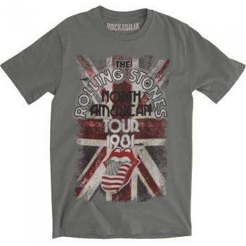 T-shirt unisexe pour adultes, Rolling Stones, tournée américaine 1981