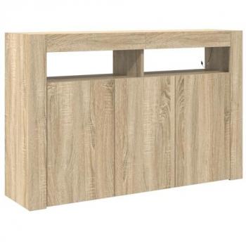 Meuble de rangement moderne chêne sonoma 116 x 30 x 75 cm