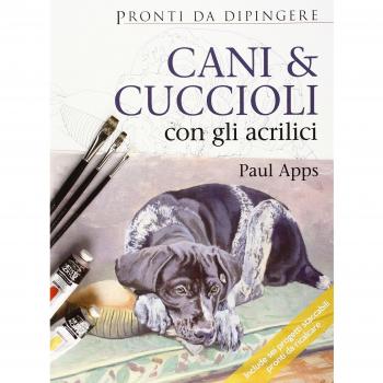 Cani e cuccioli con gli acrilici