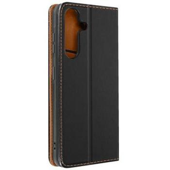Fundas de Cuero Auténtico con Soporte de Video para Galaxy S23 FE – Negro