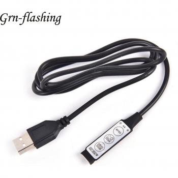 Controlador RGB 5 V 4‑Pines con Cable y Atenuador para Televisores