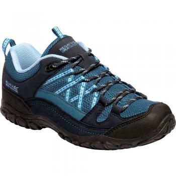 Regatta Damen Lady Edgepoint II wasserdichte Wanderhalbschuhe in Navy und Powder Blue