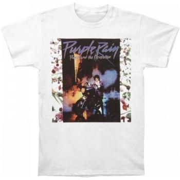 Tee Prince Unisex Adultos M Purple Rain Blanco