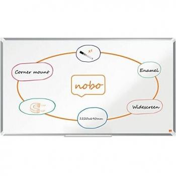Pizarra Vitrificada Nobo Premium Plus 1220x690mm Magnética