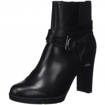 Geox D ANNYA HIGH E Stiefeletten für Damen, Schwarz