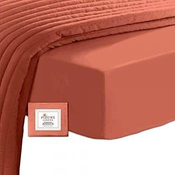 Luxury Soft Sateen Blush Single Bed Sheet Fitted