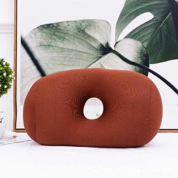 Cojín de Viaje Cervical, Almohada O Rosa y Gris, Perfecta para la Oficina