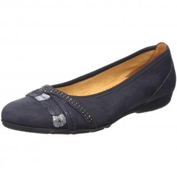 Gabor 44.165 Damen Ballerinas, Mehrfarbig (16 nightbl/Ocean/atla)