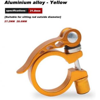 Sujeción de sillín MTB aleación de aluminio 31,8mm