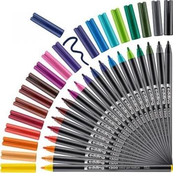 Edding Fasermaler edding 1300 color pen ca. 2mm VE=20 Farben