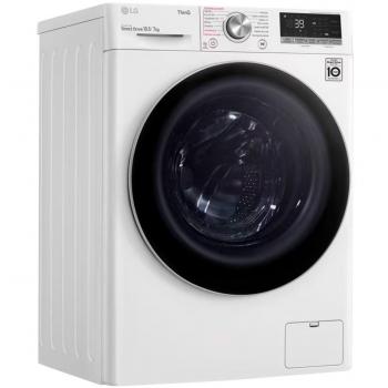 Lavasecadora Libre Instalación LG F4DV7010S1W Carga Frontal 10.5/7 Kg 1400 RPM Clase A/E Blanco con Función Vapor