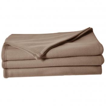 Coperta Poyet Motte Brown 220x240 cm, 100% Poliestere