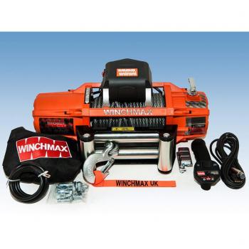 Winchmax Original Orange 24V SL 13500 Winch – 24m 9.5mm Steel Rope, Wireless Remote